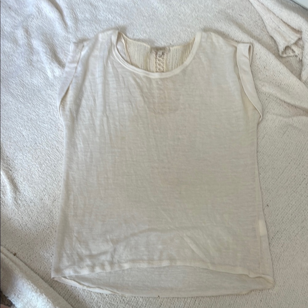 Ambra Cream Knit Top